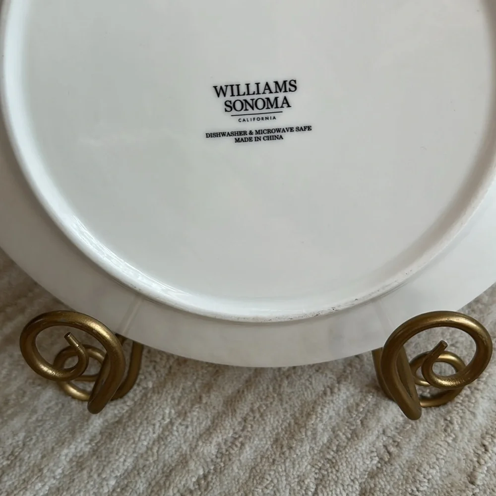 Williams Sonoma's Harvest Pumpkin Plate 9